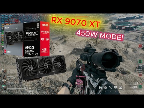 RX9070XT 450W MODE! - You'll Be Surprised By The Result! | Real Game Test | 4K TAA Native
