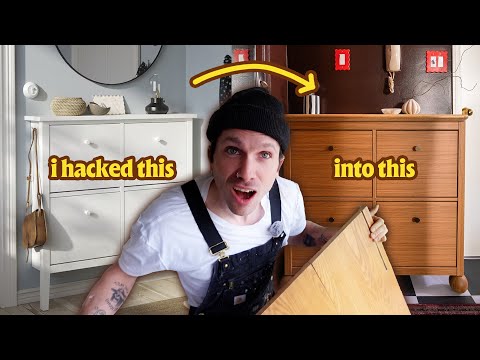 DIY IKEA Hemnes Shoe Cabinet Hack!!