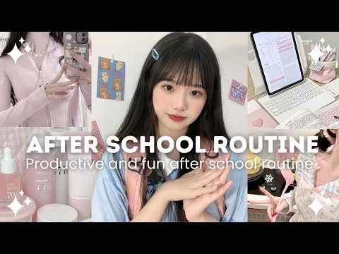 Productive After School Routine for Teens| Chill and Realistic 🤍