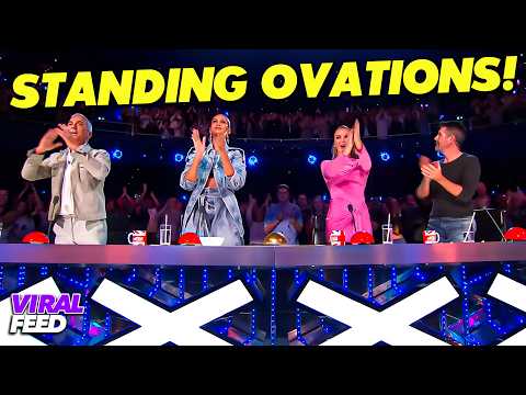 10 Songs That Got a STANDING OVATION from ALL 4 JUDGES! 👏