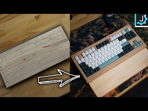 I Turned This Block of Wood Into a Mechanical Keyboard