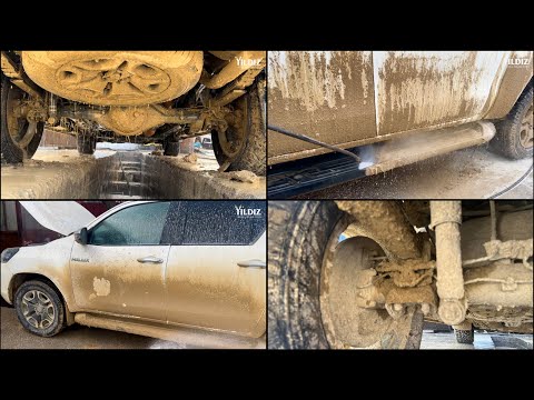 ÇAMUR KRALI 👑 MUDDY KING | Deep Exterior Cleaning 😱 How to wash Dirtiest 4x4 ? #asmr
