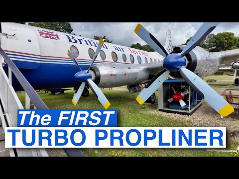 Inside the Vickers Viscount - the world's first turboprop airline.