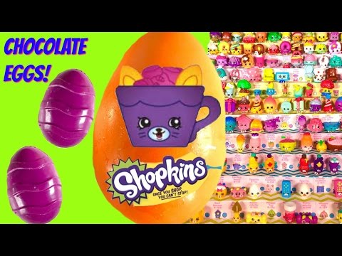 Shopkins Season 4 Chocolate Surprise Eggs!