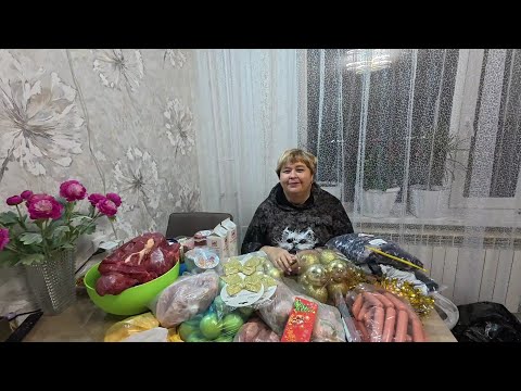 Закупка продуктов на крытом рынке к Новому году и не только. Обзор покупок.