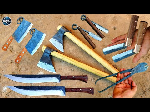 Top 6 Best Blacksmithing Projects – Axes, Knives & Straight Razors