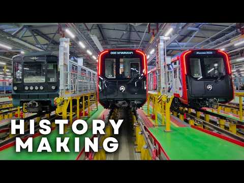 I Travelled on Russia's BRAND-NEW Metro Train: Moscow-2026