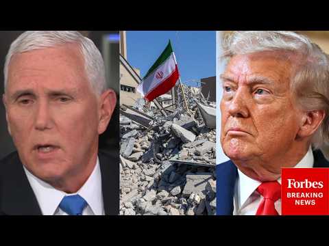Fmr. VP Mike Pence Asked Point Blank: 'Do You Believe The President Knows When To Get Out Of Iran?'