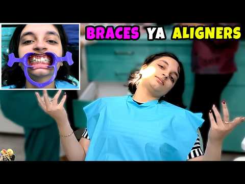 BRACES YA ALIGNERS | Pihu ke Teeth | Dental treatment | Aayu and Pihu Show