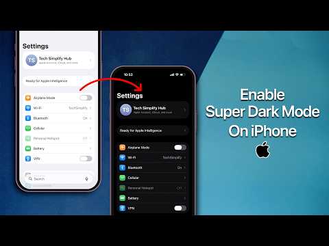 How To Enable SUPER DARK Mode on iPhone?
