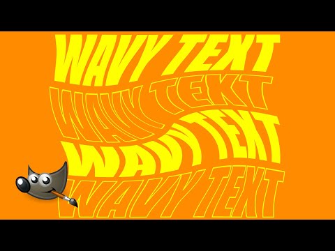 How to Create Wavy Text in GIMP | Beginner Text Effects