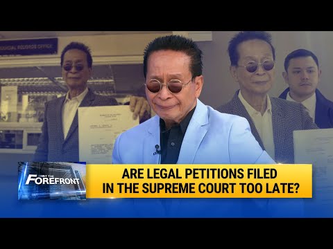 Atty. Salvador Panelo Questions Legality of Duterte’s Arrest | At The Forefront