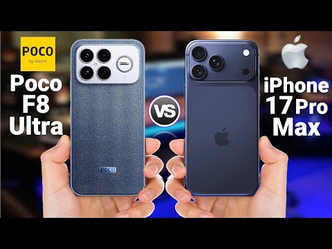Poco F8 Ultra Vs iPhone 17 Pro Max COMPARISON! 🔥