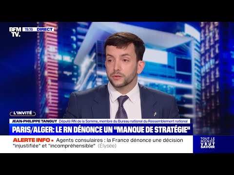 Jean-Philippe Tanguy : "Nous demandons des mesures fermes contre l'Algérie !" (BFMTV)