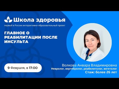 Главное о реабилитации после инсульта.