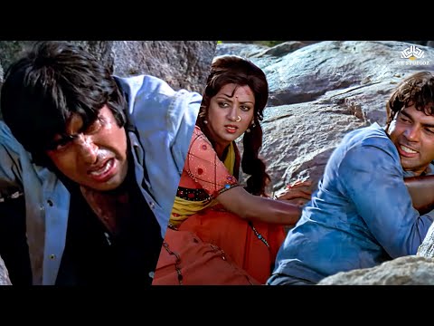 वीरू, तुम बसंती को लेकर यहाँ से जाओ, मैं इनको देख लूंगा - शोले मूवी का जबरदस्त एक्शन सीन Sholay 1975