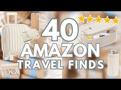 40+ *ULTIMATE* AMAZON TRAVEL FINDS: packing organization + amazon travel must haves + pack with me