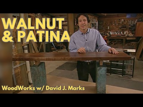 Sculpted Walnut and Patinated Copper Bench | WoodWorks with David J. Marks, Season 3 Ep. 3