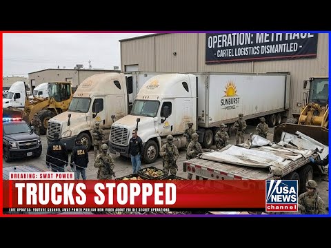 DEA Busts Cartel Trucking Empire — 250 Trucks, 52 Tons Meth, Legitimate Cover