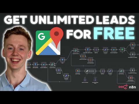 Get Unlimited Leads from Google Maps WITHOUT Paying for APIs in n8n! (Free Workflow)