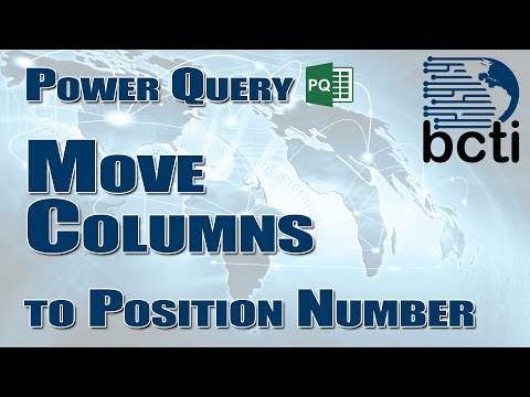 Power Query - Reorder Column(s) by Position