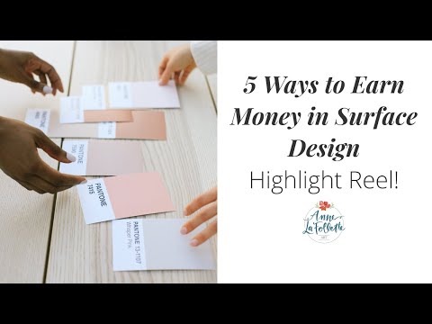 5 Ways to Earn Money in Surface Pattern Design