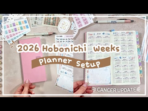 2026 Hobonichi Weeks Setup ✨ Health Journey, Yearly View, Index, Tabs & More!