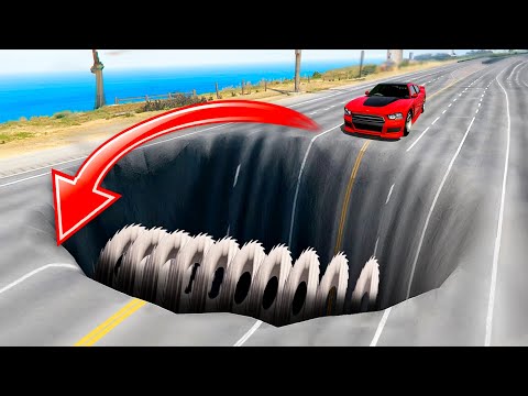AUTOS vs XXL SCHLAGLÖCHER in GTA 5!🕳️🚗