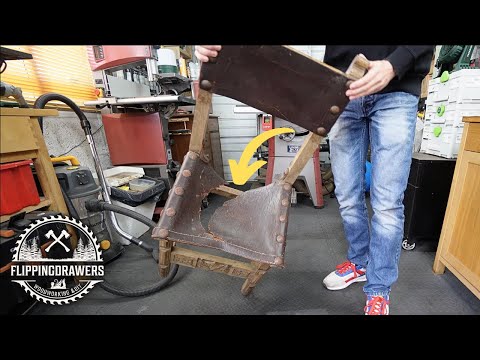 Someone destroyed this chair so I restored it