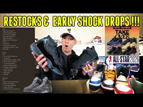 MAJOR SHOCK DROPS 😱 UNION x FRAGMENT EARLY DROP + RESTOCK LEAKED?! ALL-STAR WEEKEND
