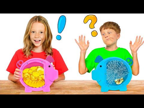 Nastya and Friends are saving up for a trip to Disneyland