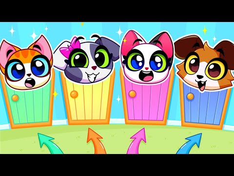 Magic Door Quest 🚪✨ Which Door Should They Choose? | Learn Colors & Shapes for Kids
