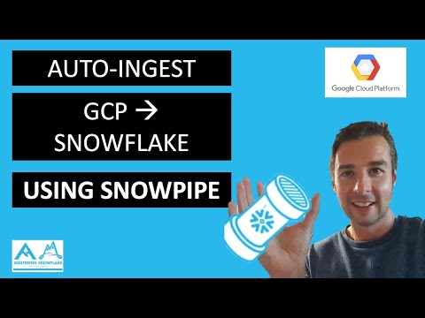 How to auto ingest semi-structured data from Google Cloud Storage using Snowpipe | Snowflake Demo