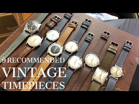 Watch Review Part 1 - Recommended vintage watch brands for a watch enthusiast ~ 1930s to 1960s