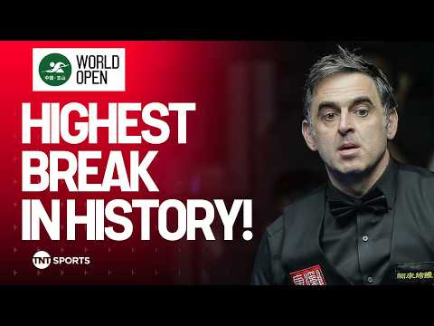 THE GOAT! Snooker legend Ronnie O'Sullivan makes history with stunning 153 break at World Open 🐐