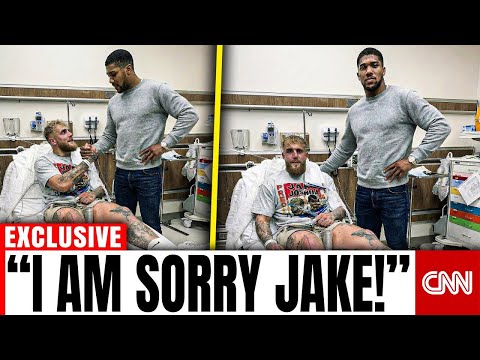 BREAKING! Jake Paul SHOCKED After Anthony Joshua Visits Him in Hospital 😱
