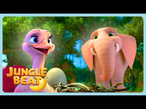 🥚O OVO! 🥚 | Jungle Beat | Desenho Animado do Macaco & Trunk 2024 | WildBrain Para os Pequeninos