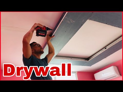 Como hacer un techo flotante en Gypsum Board