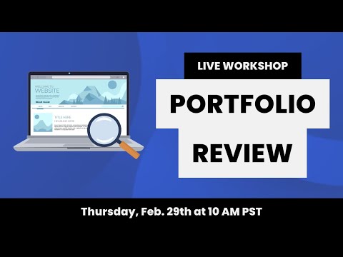 LIVE Workshop: eLearning Portfolio Review (See these 5 Examples!)