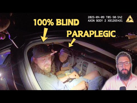 Cops Pull Over a Paraplegic Driving a Blind Man, Then Order Them Both Out of the Car