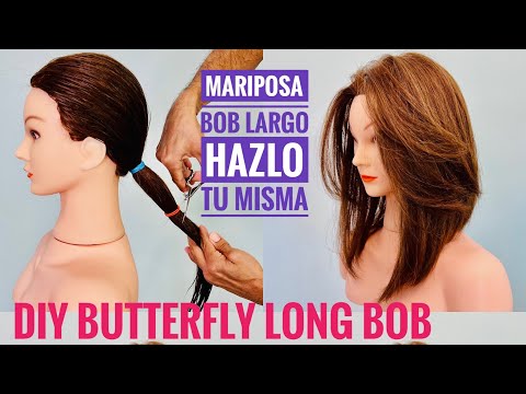 Long Bob Butterfly Do It Yourself