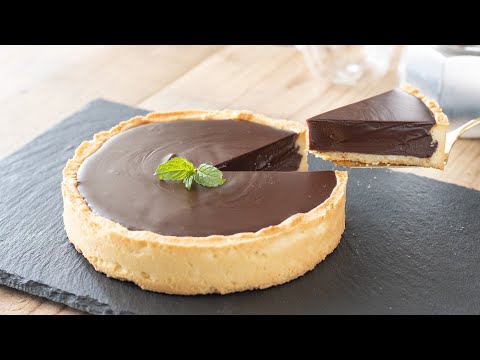 Rich Nama Chocolate Tart｜HidaMari Cooking