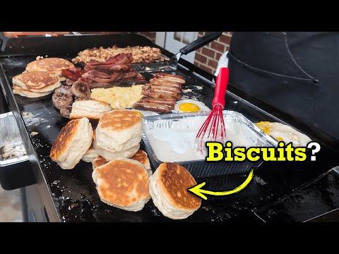 Full Breakfast Spread on a Blackstone Griddle