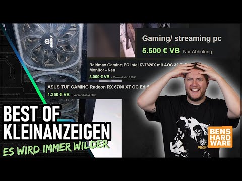 ES wird IMMER SCHLIMMER! WIDERLICHE PCs und EXTREME PREISE auf KLEINANZEIGEN!