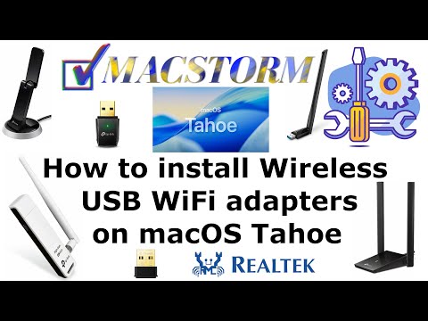 How to install wireless USB WiFi adapters on macOS Tahoe