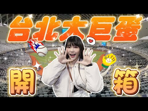 【大巨蛋開箱】台灣第一座室內球場！等了32年 我居然是首批觀眾！還見證了歷史首轟！【陸筱晴】