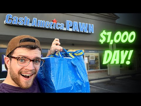 How I Made Over $1,000 in ONE DAY at Pawn Shops!