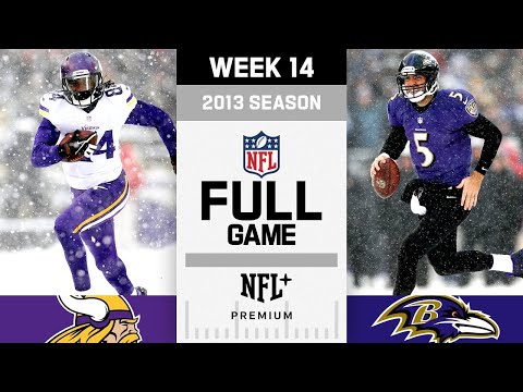 Crazy Snow Game! Minnesota Vikings vs. Baltimore Ravens FULL GAME | NFL 2013 Season Week 14