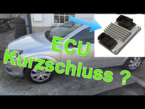 Motorsteuergerät ECU Kurzschluss und defekt ? Lohnt sich die Reparatur am Opel Astra ?