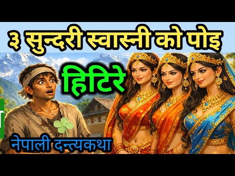 हिटिरे | Hitire | तीन सुन्दरीको पोइ | टुहुरोले पाउनुसम्म दुःख पायो | Nepali Folk Story |Nepali Katha